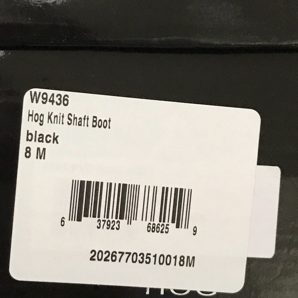 Nomad Hog Knit Shaft Rain/Snow Boots Sz 8 - Picture 7 of 8